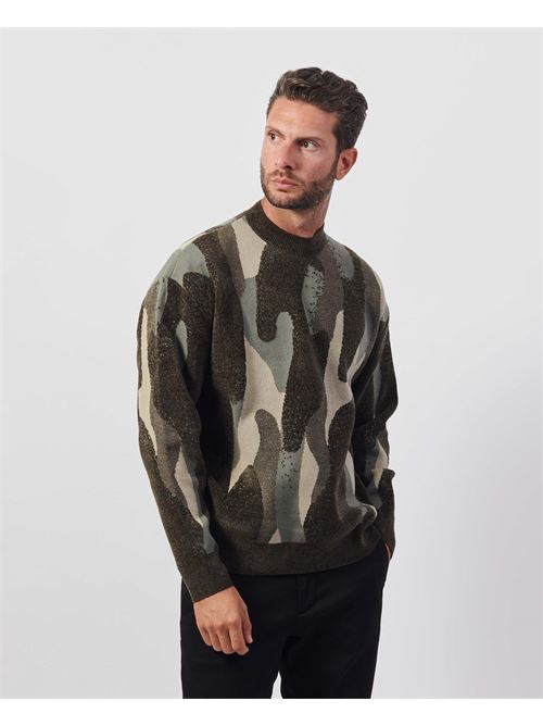 Maglione girocollo Armani Exchange in misto lana ARMANI EXCHANGE | 6DZM1J-ZM4HZ4891